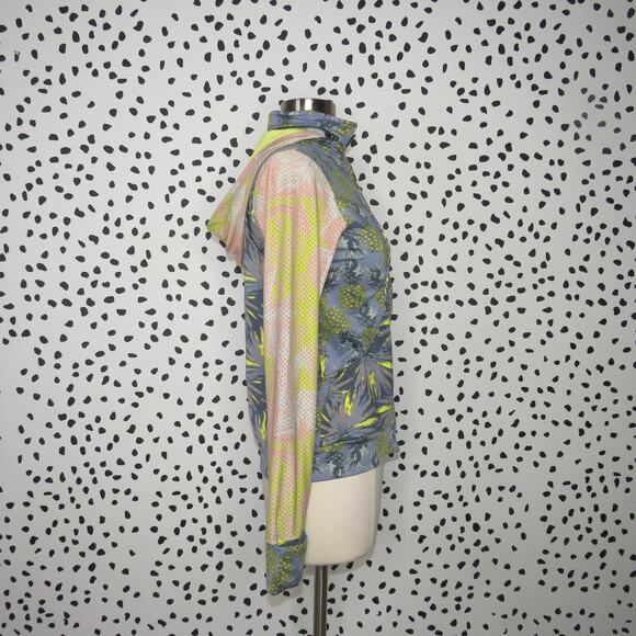 Maaji Mixed Print Groove Brave and Sweet Running Activewear Full Zip Jacket - Picture 7 of 10